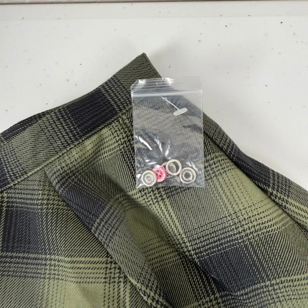 DIXXON Flannel Co Huntress Plaid Flannel Circle Skirt Womens XS Y2K‎ Academia